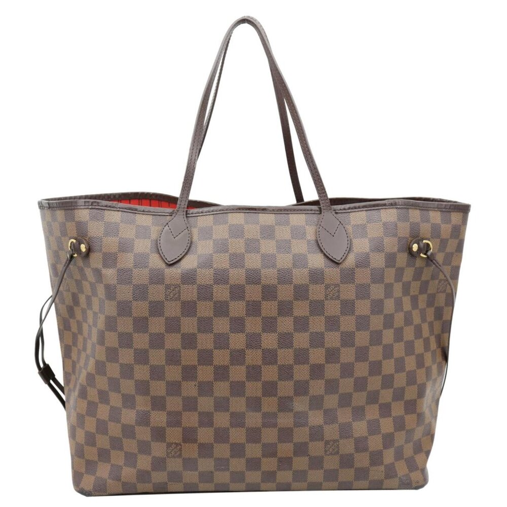 Louis Vuitton  Neverfull GM Damier Ebene Shoulder Bag Brown